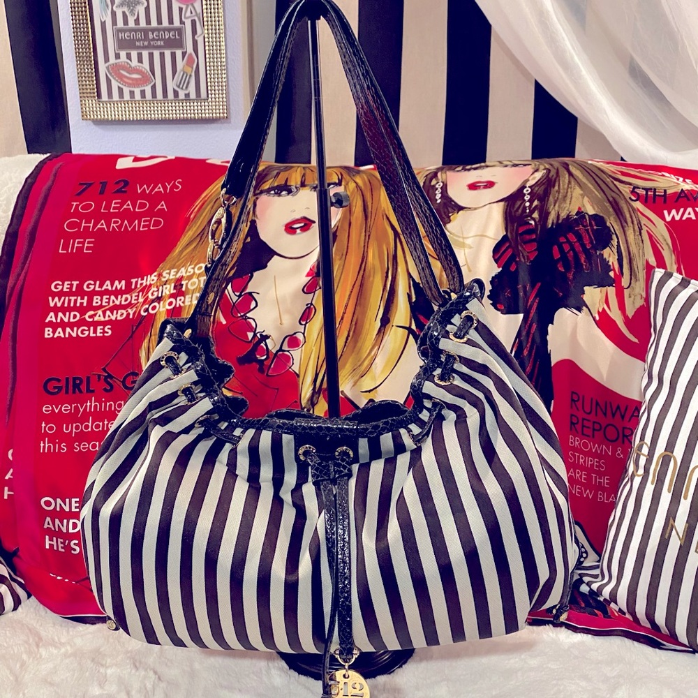 Henri Bendel Classic Centennial Stripe Bag